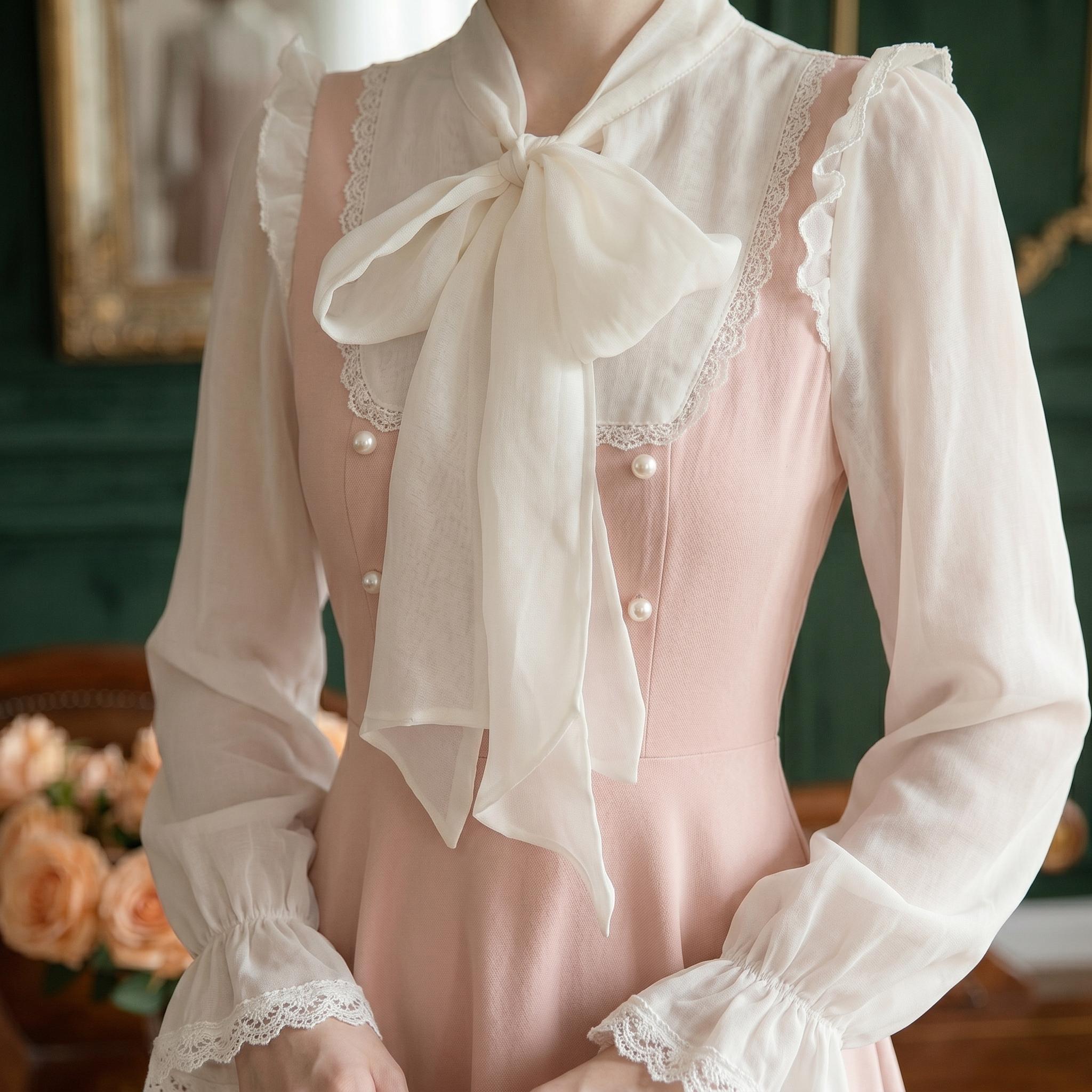 Blush Pink Vintage Pinafore Midi Dress - Image 2
